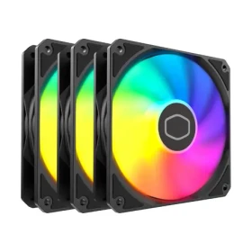 Cooler Master MasterFan MF120 Lite ARGB čierna 3ks / Ventilátor / 120 mm / Klzné ložisko / 30 dB, 1750 RPM / 70,5 CFM (MFW-B2DN-173PA-R1)