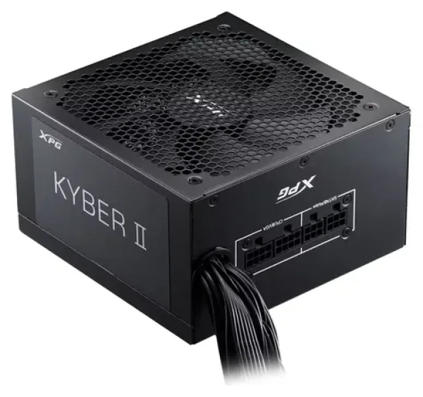 ADATA XPG CYBER II / Zdroj / 750W / ATX 3.1 / 80 PLUS Gold / semimodulárny / 135mm ventilátor (KYBERII750G-BKCEU)