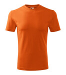 Klasické tričko unisex oranžové 3XL