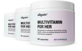 Vilgain Multivitamín pre ženy – 3× 90 kapsúl