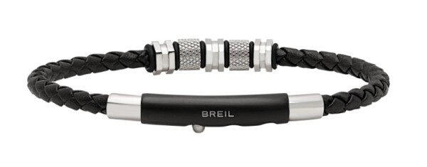 BREIL Slušivý pánsky kožený náramok Wanderlust TJ3374