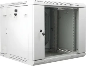 Lanberg WF02-6609-10S sivá / Nástenný rozvádzač / 19" / 9U / 600x600 mm / dvojdielny / flat pack (WF02-6609-10S)