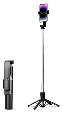 Orico SPN100 čierna / Selfie tyč so statívom / Bluetooth 5.2 / otočenie 360 °