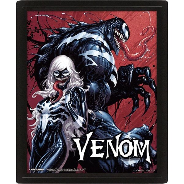 Pyramid International 3D obraz v ráme Venom
