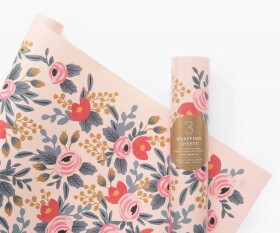 Rifle Paper Co. Baliaci papier Blushing Rosa - 3 archy
