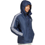 Adidas Essentials 3-Stripes Zateplená bunda s kapucňou M IS1278 muži S