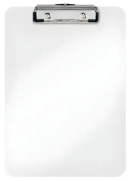 Leitz Wow Písacia podložka biela / A4 / 75 listov (80 g/m2) / matný polystyrén / kovová spona (39710001)