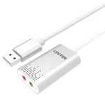 Unitek Y-247A strieborná / Externá zvuková karta / USB-A / 3,5 mm jack (Y-247A)