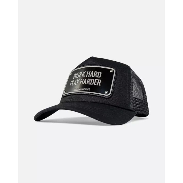 JOHN HATTER & CO WORK HARD PLAY HARDER BLACK 1-1073-U00 NEPLATÍ