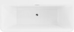 MEXEN - Volta voľne stojaca vaňa 170 x 75 cm biela bez krytu prepadu a zátky 51131707500-SS