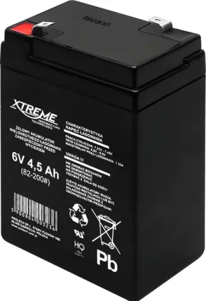 Xtreme Akumulátor 6V 4500mAh / Náhradná batéria pre UPS (82-200#)
