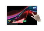 14" Verbatim PMT-14 LIGHT Series čierna / Monitor / IPS / FHD 1920 x 1080 / 10 ms / USB-C / Mini HDMI / prenosný dotykový