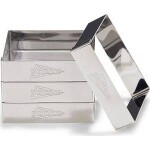 Ráfky na tartaletky štvorcové 8x8 cm 4 ks - Patisse - Patisse