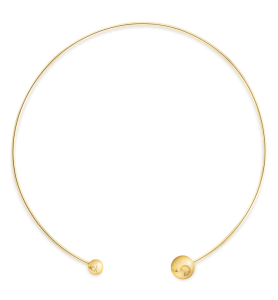 Calvin Klein Originálny otvorený náhrdelník Sculptural Bubbles 35000785