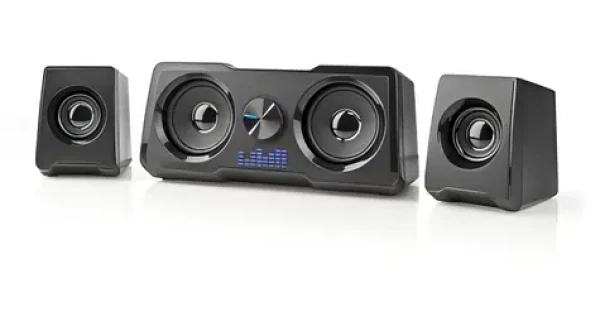 Nedis Herné reproduktory 2.2 / Reproduktor / USB napájanie / Jack 3,5 mm / 48 W / LED (GSPR21022BK)