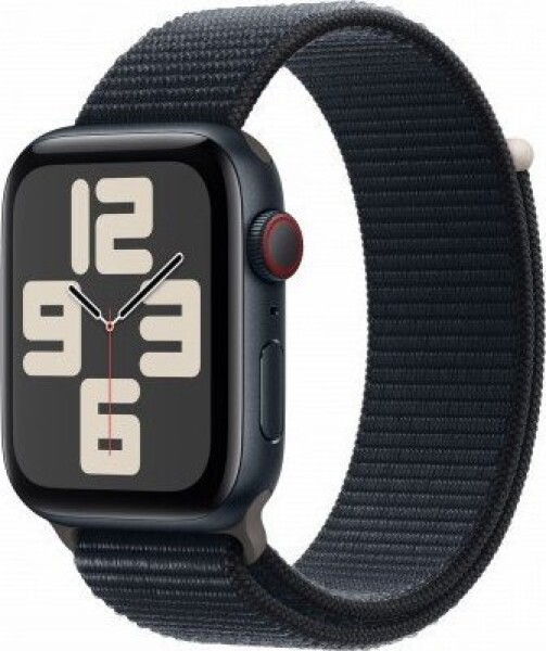 Apple Watch SE GPS + Cellular, 44mm Koperta z aluminium w farbaze północy z opaskš sportowš w farbaze północy