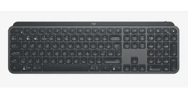 Logitech MX Keys FR grafitová / Bezdrôtová klávesnica / AZERTY / Bluetooth / LED podsvietenie (920-010245)