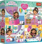 Trefl - Puzzle - Gábinin kúzelný domček 4v1