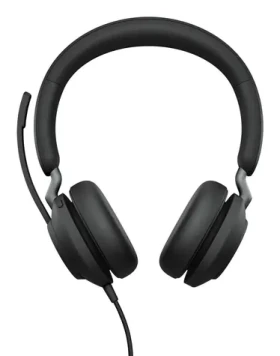JABRA Evolve2 40 SE Stereo čierna / Slúchadlá / mikrofón / USB-C + USB-A / MS Stereo (24189-999-799)