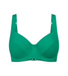 MIX & MATCH SUMMER - Plavková podprsenka s kosticami pre prirodzenú podporu Triumph PALM GREEN 48D