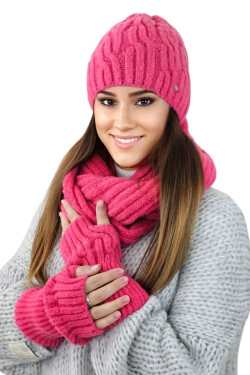 Kamea Hat&Scarf K.22.258.30 Fuchsia OS