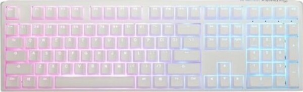 Ducky One 3 Aura White Gaming Tastatur, RGB LED - MX-Red (US)
