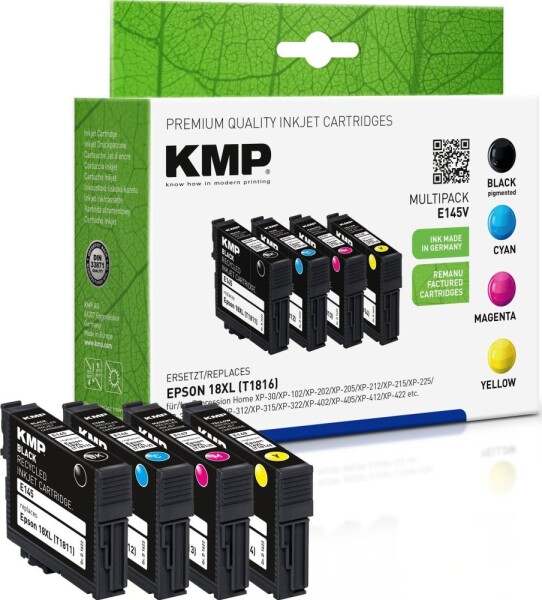 KMP Patrone Epson T1816 comp. color E145V - 1622,0050