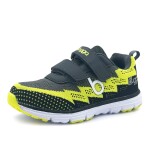 Detské ľahké športové tenisky BUGGA HONE Gray/Yellow/Black - 36