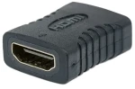 Manhattan HDMI AA female/female čierna / Adaptér / 4K 60Hz / 10,2 Gbit/s / pozlátené kontakty (353465)