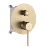 REA - Podomietková sprchová sada Lungo Stripe Gold Brush + BOX REA-P9492