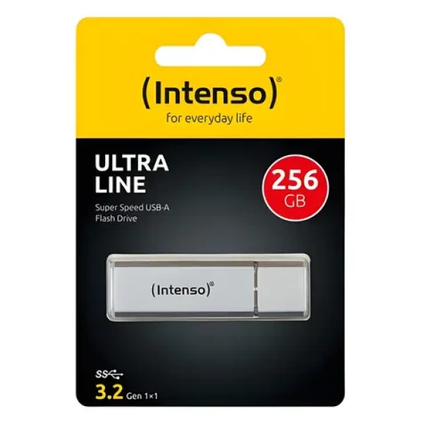 INTENSO Ultra Line 256GB strieborná / Flash disk / USB-A 3.2 Gen 1 / 5 Gb/s (3531492)