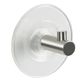 Spirella SUKI háčik s prísavkou priehľadný / PVC / nerez oceľ / 60 mm (7610583137418)