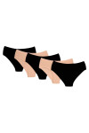 DÁMSKE ŠORTKY FRINK 5 PAK 43673 SS25 BLACK-BEIGE L