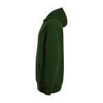 Unisex mikina s kapucňou Chill (fľaškovo zelená) 3XL
