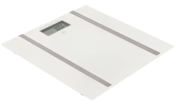 Adler AD 8154 biela / Osobná váha / maximálne 180 kg / LCD / temperované sklo / 1x CR2032 (AD 8154)