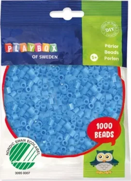 PLAYBOX Zažehľovacie korálky svetlo modré