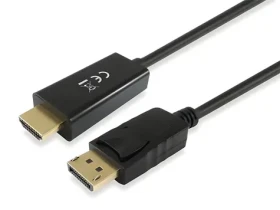 Equip DisplayPort-HDMI černá / Redukce / 4K/30Hz / 3 m / 10,2 Gbit/s (119391)