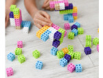 Mamido Farebné kocky Cube Pink Meli 100 dielov ZA5667