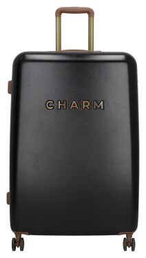 Veľký škrupinový kufor Charm London Capetown L Black