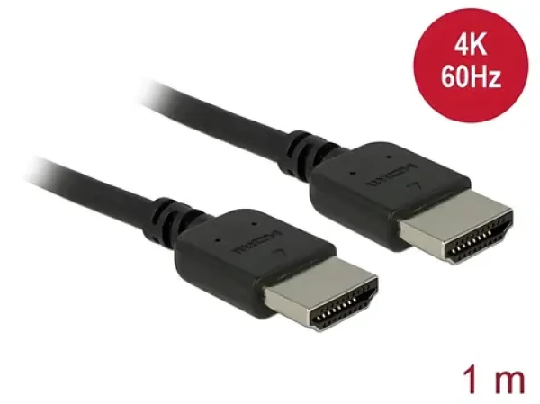 DeLock Premium HDMI 2m / Kábel HDMI / 4K / 60 Hz (85217)