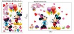Veselá Stena Samolepka Mickey Mouse a Minnie Veľkosť: 75 x 120 cm