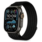 Tech-Protect Nylon Sport 44/45/46/49 mm čierna / Remienok / Apple Watch / nylonový športový