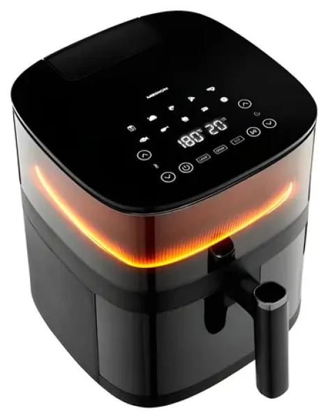 Medion Life X10 MD11780 XL čierna / Teplovzdušná fritéza / 1500 W / 5 l / dotykové ovládanie (50079114)
