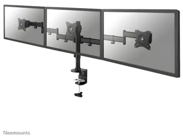 Neomounts NM-D135D3 čierna / Stolný držiak pre 3 monitory / 10-27" / svorka / plný pohyb (NM-D135D3BLACK)