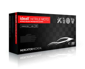 Ideall ® NITRILE MOTO 100 ks, 100 ks