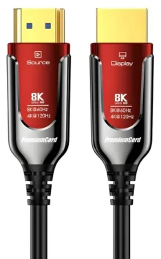 PremiumCord Ultra High Speed HDMI 2.1 optický 30m / Kábel HDMI (kphdm21r30)