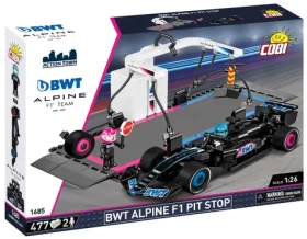 Cobi Stavebnica 1685 BWT Alpine F1 Pit Stop / 1:26 / 477 dielikov / 2 figúrky (COBI-1685)