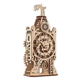 Ugears 3D drevené mechanické puzzle Hodinová veža