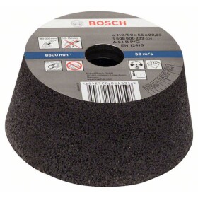 Bosch Accessories 1608600232 Conical cup wheel – Metal/cast iron 90 mm, 110 mm, 55 mm, 24 Bosch 1 ks; 1608600232