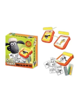 Shaun the Sheep - Rolovacie omaľovánky s pastelkami Ovečka Shaun